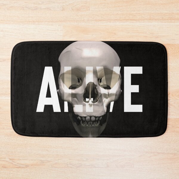 Item preview, White Skull - ALIVE designed and sold by MisterSquid.