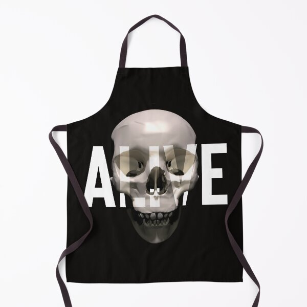 Item preview, White Skull - ALIVE designed and sold by MisterSquid.