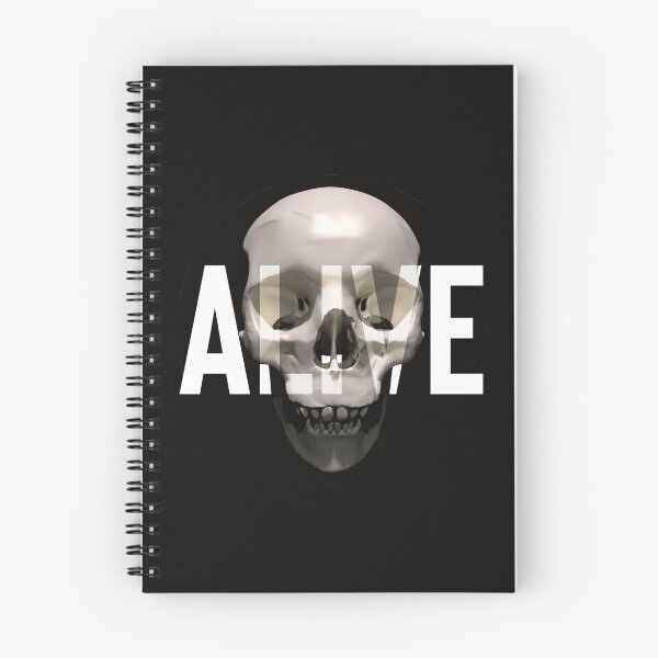 Item preview, White Skull - ALIVE designed and sold by MisterSquid.