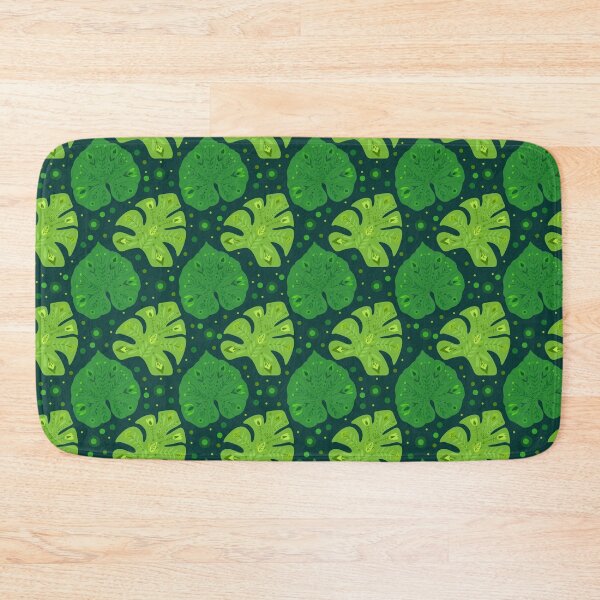 Item preview, Monstera and liana leaves with folk pattern  designed and sold by Veleri.