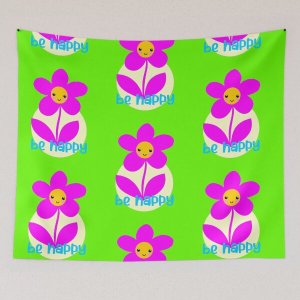 Item preview, be happy designed and sold by sandpiperstudio.