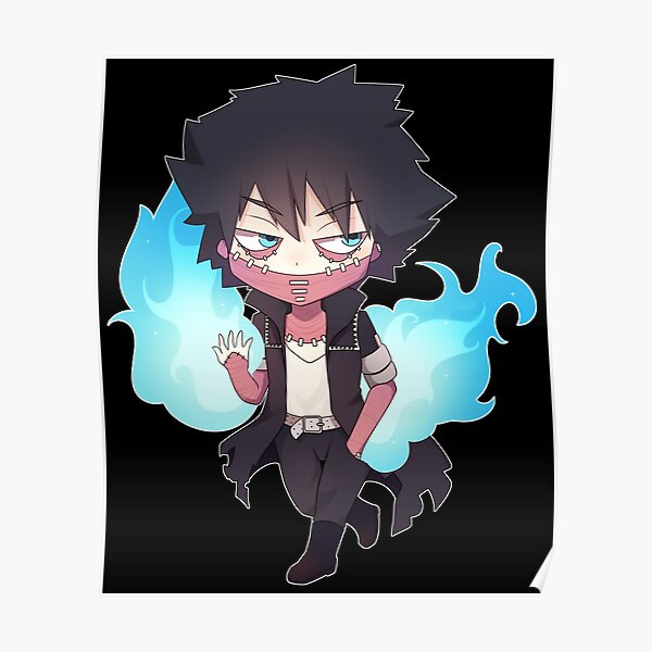 Chibi Dabi Poster By Annrf21 Redbubble 6655