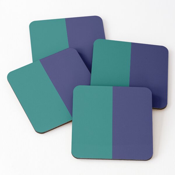 Item preview, Jade Green and Midnight Blue Solid Color designed and sold by PabloPatterns.