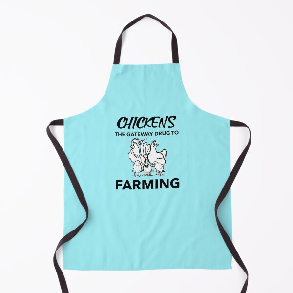 Item preview, Chickens - the gateway drug to farming -funny chicken design in black text designed and sold by katiekendall.