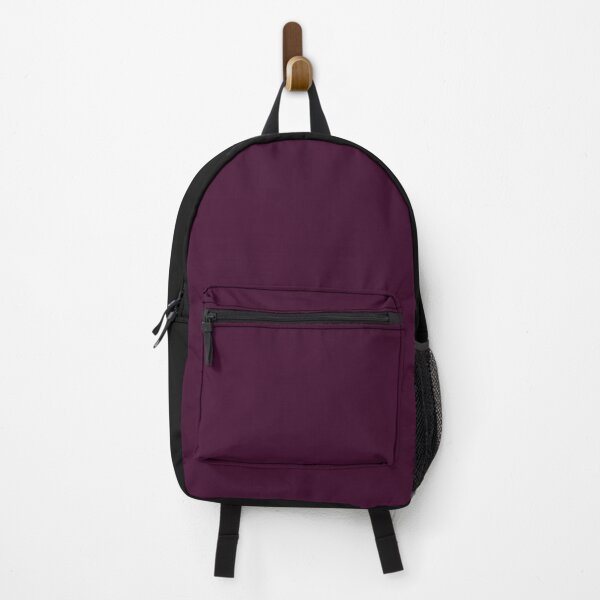 Item preview, Black and Dark Plum Solid Color designed and sold by PabloPatterns.