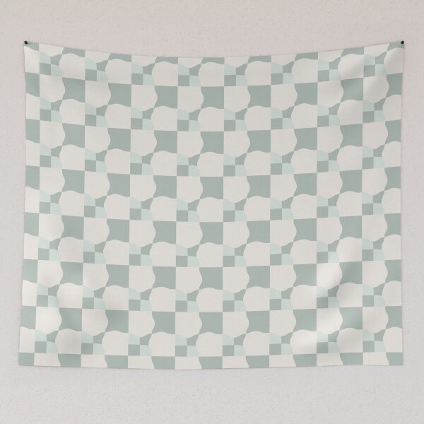 Item preview, Wrapped Checker Squares Pattern (Green) designed and sold by scorpiolane.