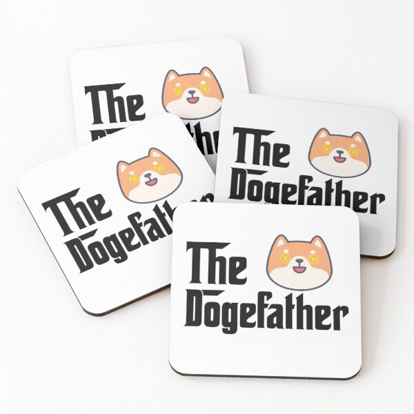 Item preview, The Dogefather Dogecoin Eyes designed and sold by kindtoearth.