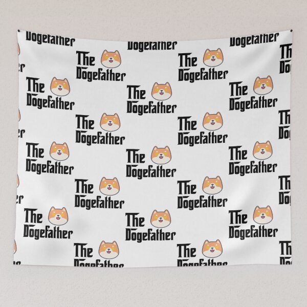 Item preview, The Dogefather Dogecoin Eyes designed and sold by kindtoearth.