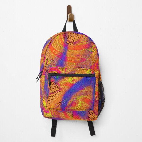Item preview, "Luminary" Vibrant Colorful Psychedelic Abstract print designed and sold by funkgoddesign.