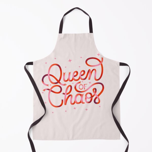 Item preview, Queen of Chaos. Hand lettering deluxe designed and sold by Sandra Brezina.