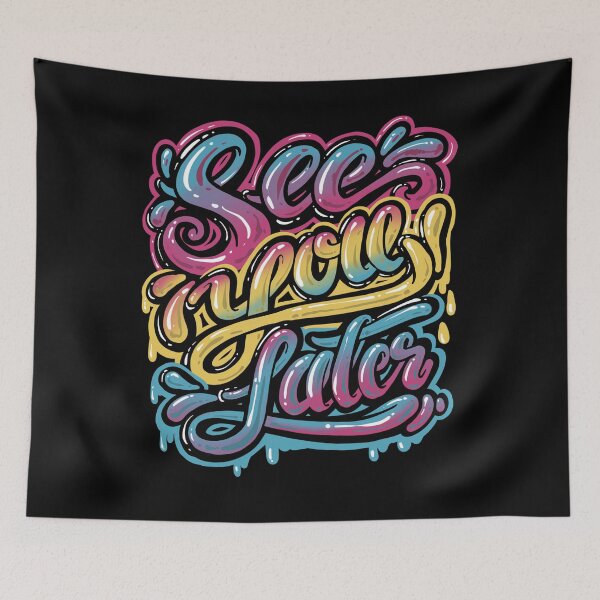 Item preview, See you later, Lettering design designed and sold by PAINTORS.