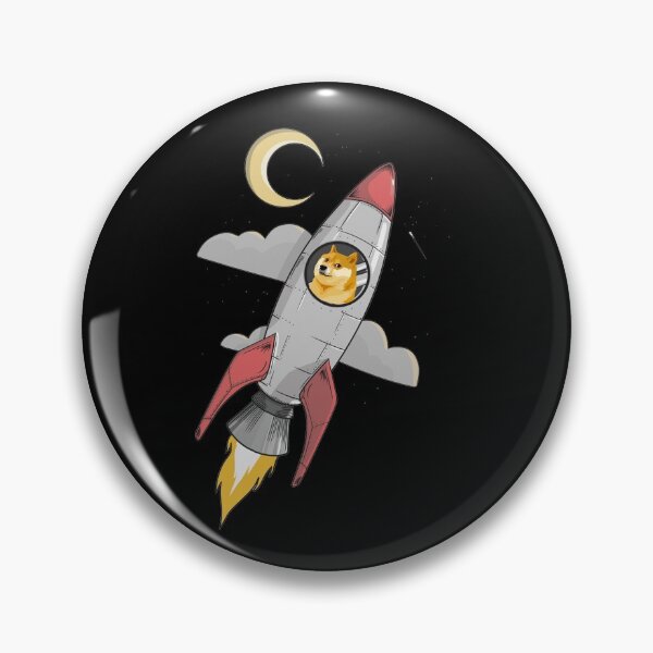 Item preview, Rocket Dogecoin designed and sold by thegoodplan.
