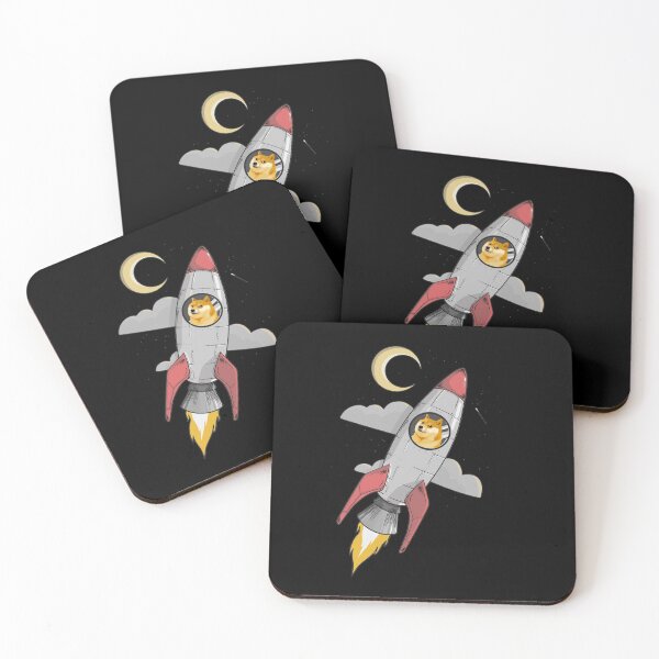 Item preview, Rocket Dogecoin designed and sold by thegoodplan.