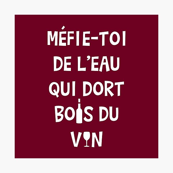 Item preview, BEWARE OF THE SLEEPING WATER, DRINK THE WINE! designed and sold by francoisville.