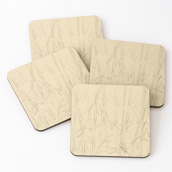 Item preview, Minimalist Bamboo Line Art Pattern designed and sold by MaiZephyr.