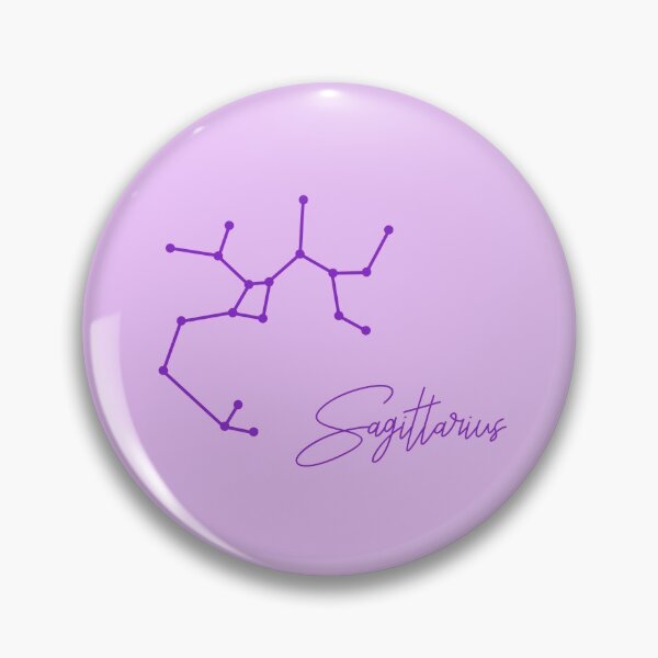 Item preview, Sagittarius Zodiac Sign in Purple designed and sold by tinyteacups.