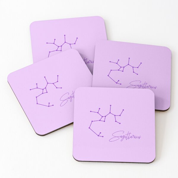 Item preview, Sagittarius Zodiac Sign in Purple designed and sold by tinyteacups.