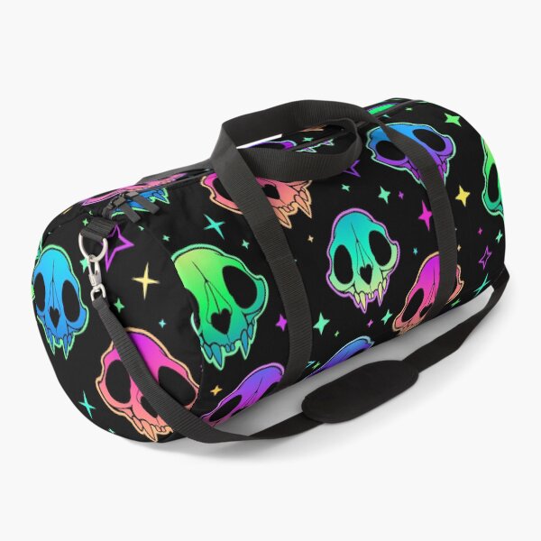 Item preview, Neon Cat Skull  & Stars designed and sold by LadyBlackBlood.