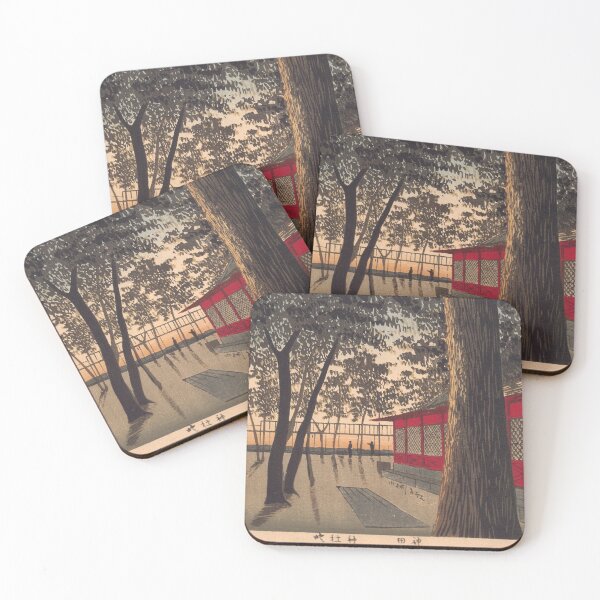 Item preview, Daybreak at Shrine, Kanda (1880) By Kobayashi Kiyochika designed and sold by sunny-007.