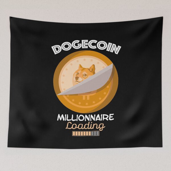 Item preview, Dogecoin meme Millionnaire Loading  designed and sold by thegoodplan.