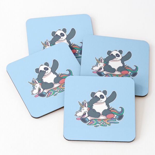 Item preview, Panda crushes unicorn designed and sold by DerSenat.