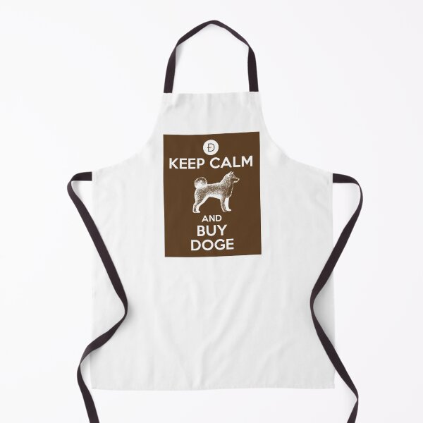 Item preview, Keep Calm and Buy DOGE Dogecoin Cryptocurrency Brown Funny Meme Brown designed and sold by vle707.