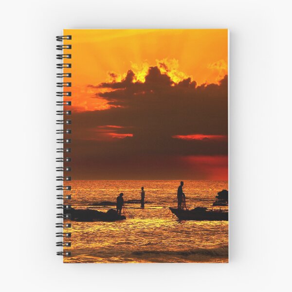 Item preview, Fishing around sunset - Pantokratoras, Preveza designed and sold by Hercules Milas.