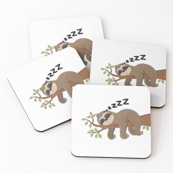 Item preview, Sleepytime Wholesome Sleeping Sloth designed and sold by kindtoearth.