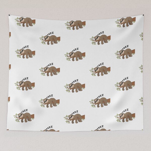 Item preview, Sleepytime Wholesome Sleeping Sloth designed and sold by kindtoearth.