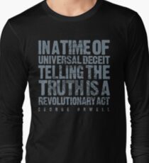 ORWELLISCHE WAHRHEIT Langarmshirt