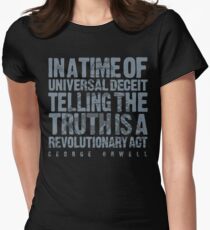 ORWELLIAN TRUTH Women's Fitted T-Shirt