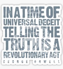 ORWELLIAN TRUTH Sticker