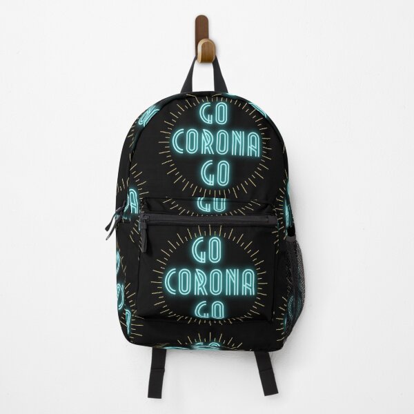 go corona go digital artwork Backpack