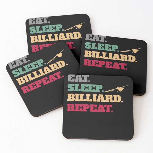 Item preview, Eat Sleep Billiard Pool Billiards Cue Sports Repeat designed and sold by Salvadax.