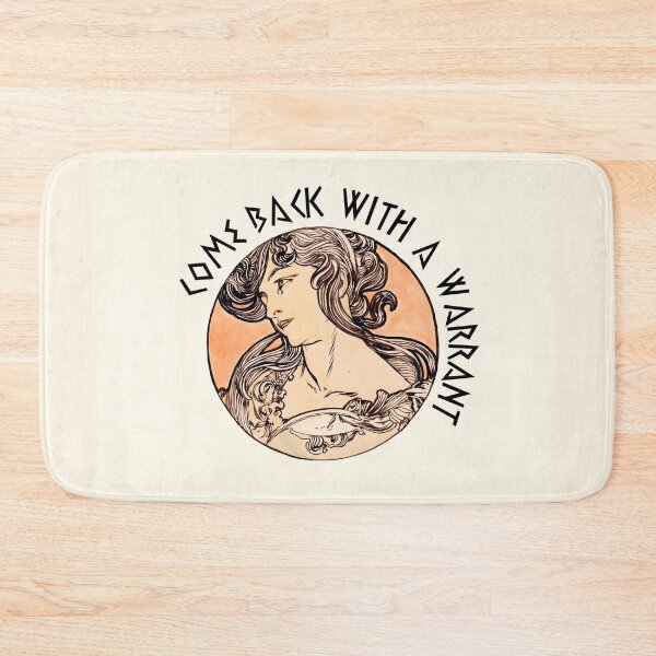 Item preview, Come back with a warrant designed and sold by Freewheeling.