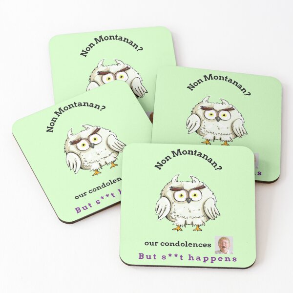 Item preview, "Condolences to non Montanans"  (owl) designed and sold by skoumpourdides.