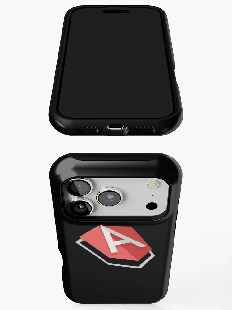 Thumbnail 3 of 4, iPhone Case, Angular JS JavaScript Logo designed and sold by tshirtsandme.