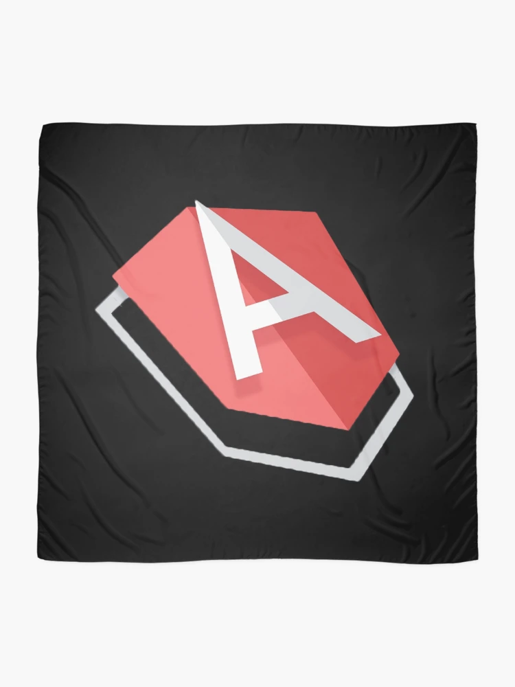 Thumbnail 2 of 3, Scarf, Angular JS JavaScript Logo designed and sold by tshirtsandme.