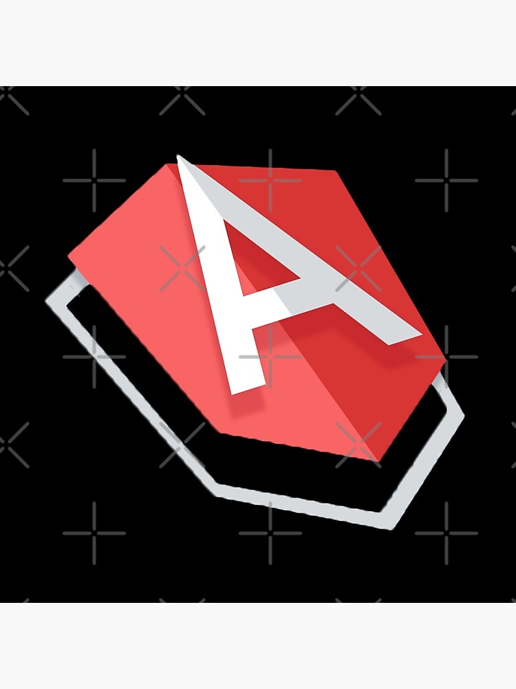 "Angular JS JavaScript Logo" Poster by tshirtsandme | Redbubble