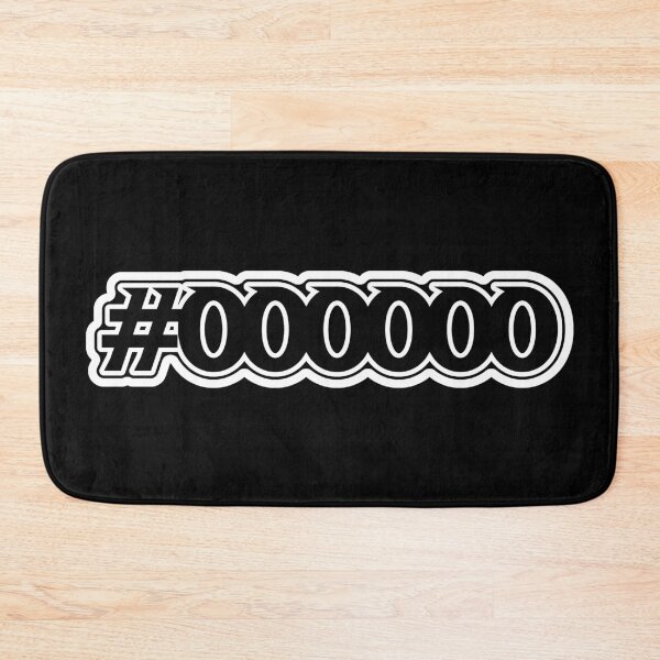 Item preview, Hexadecimal color code #000000 designed and sold by 2Girls1Shirt.