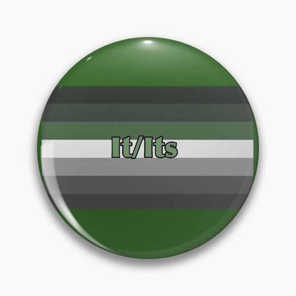 Item preview, It/Its pronoun flag designed and sold by Ferallbrand.