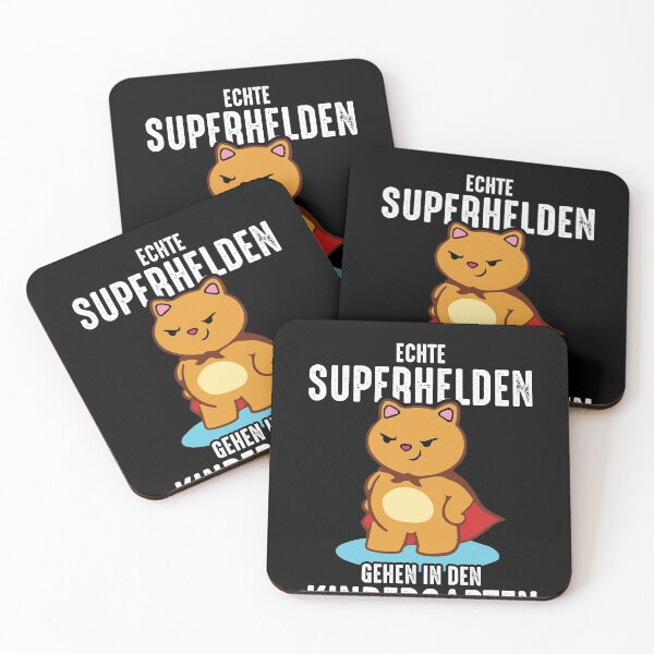 Item preview, Echte Helden gehen in den Kindergarten designed and sold by Spirit-Designs.