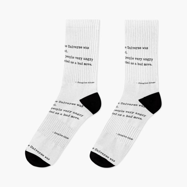 Item preview, In The Beginning The Universe Was Created This Has Made A Lot Of People Very Angry And Been Widely Regarded As A Bad Move Quote by Douglas Adams designed and sold by GraphixDisplate.