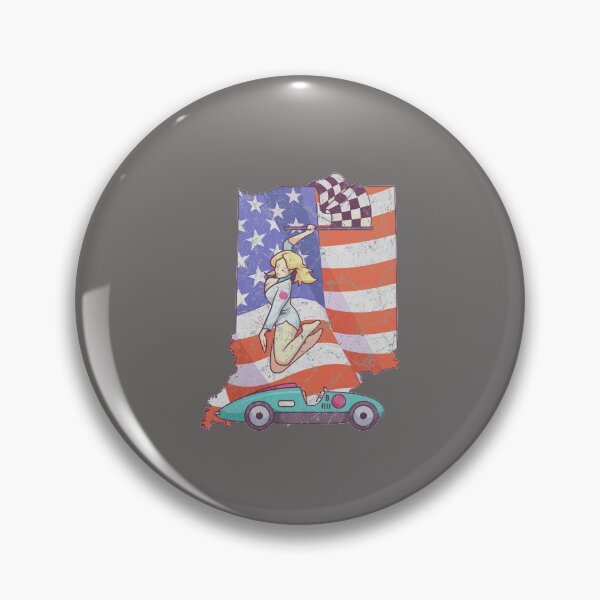 Item preview, racer race car indiana indianapolis american flag distressed designed and sold by FalkDania.