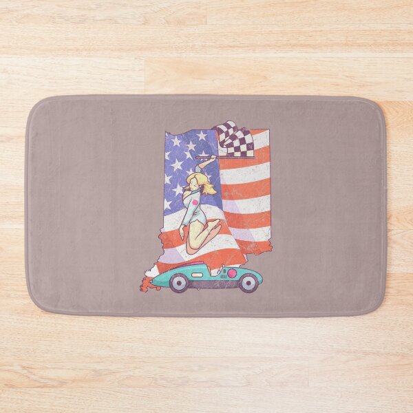 Item preview, racer race car indiana indianapolis american flag distressed designed and sold by FalkDania.