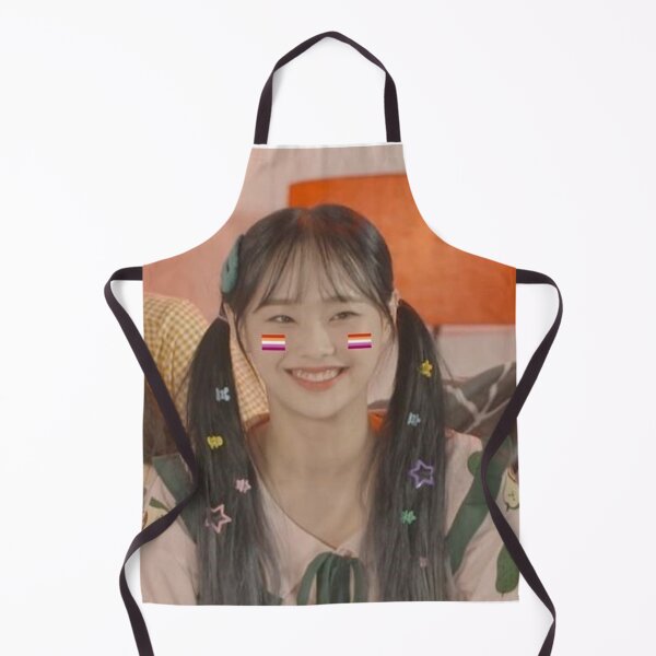 Item preview, chuu smiling with lesbian flag designed and sold by designsbychuu.
