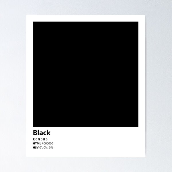 Black swatch online color