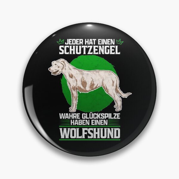 Artikelvorschau, Irischer Wolfshund mein Schutzengel Windhund Spruch entworfen und verkauft von madgrfx.