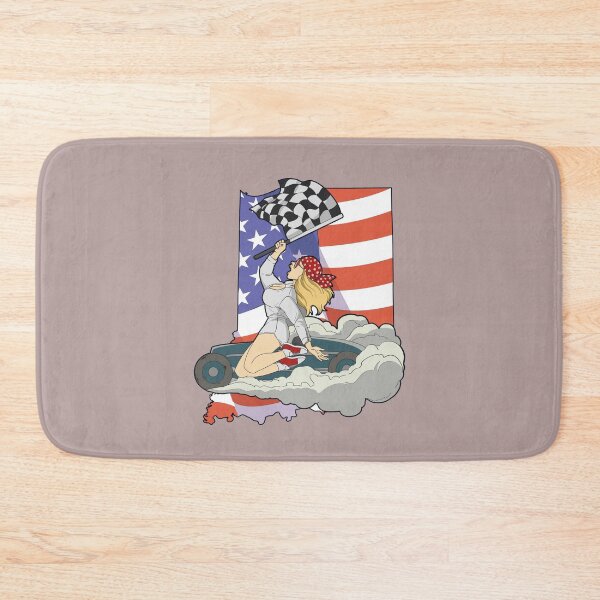 Item preview, racer race car indiana indianapolis american flag designed and sold by FalkDania.