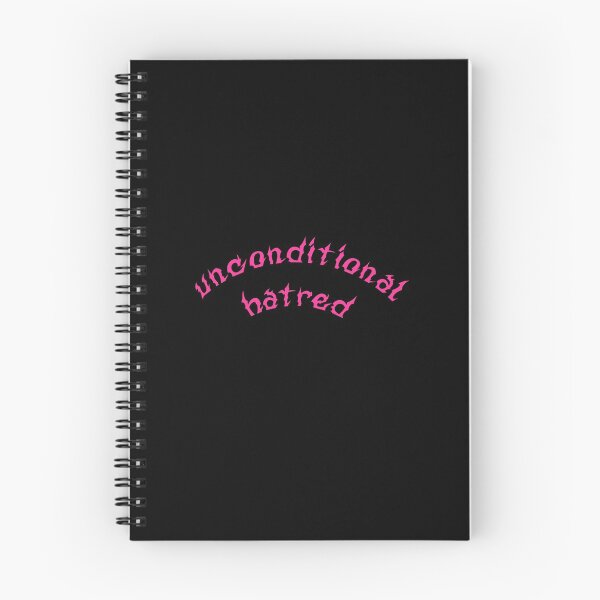 Item preview, Unconditional Hatred edgy minimalist graphic pink designed and sold by everything4eva.